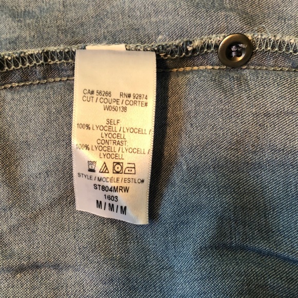 Splendid Lyocell Denim Button Down Shirt - Picture 8 of 8